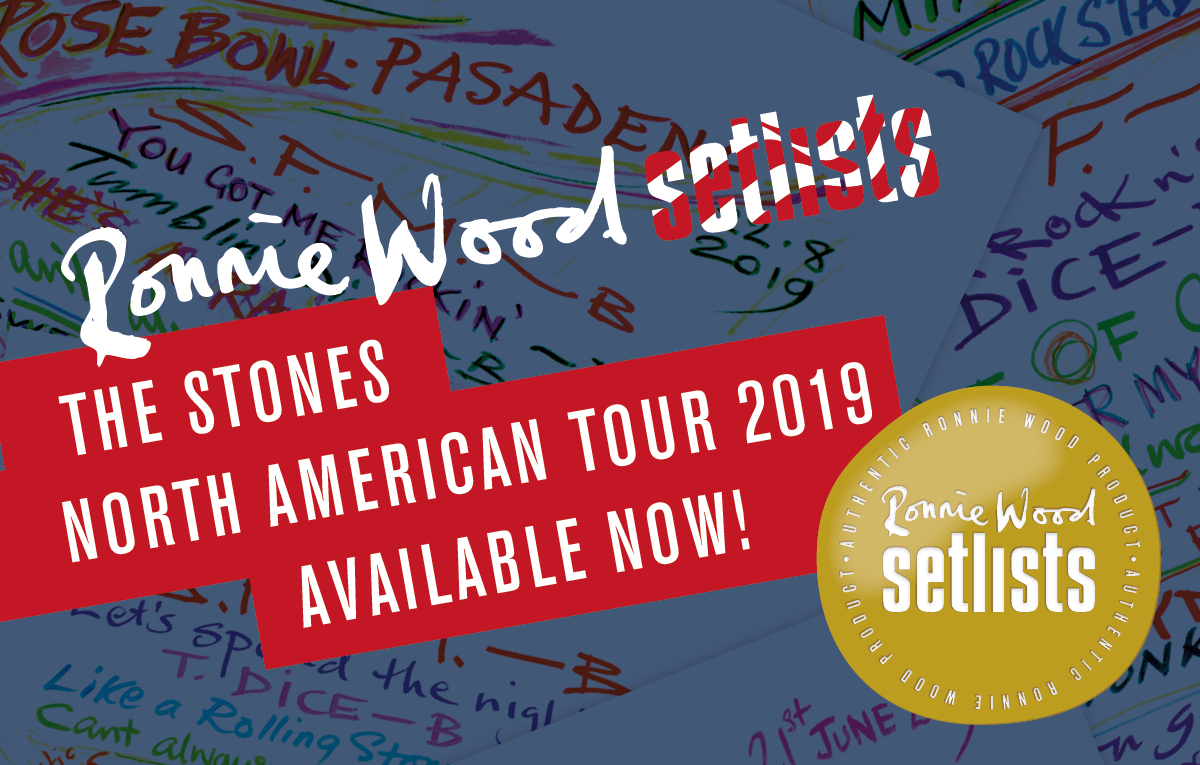 Stones No Filter US and Canada Set Lists out now Ronnie Wood
